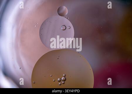 Abstract Colorful Dots on Vibrant Background Stock Photo