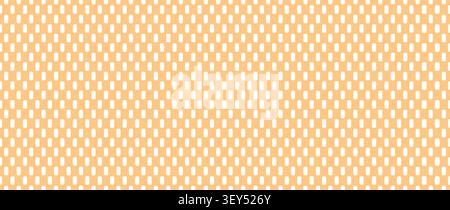 Perforated seamless pattern with round dots. Brown sheet with circular holes. Pegboard bg. Minimal dot grid texture. Stock Vector