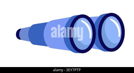 Tourists binocular. Stock Vector