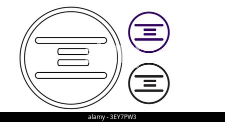 Menu icons illustration vectors stock illustration Stock Vector