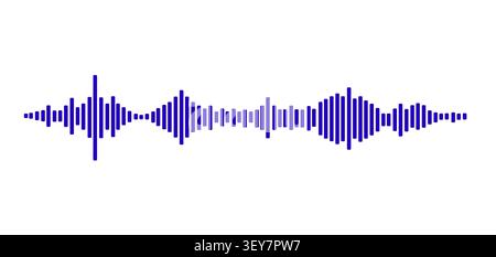 Sound wave audio vector radio player music Stock Vector