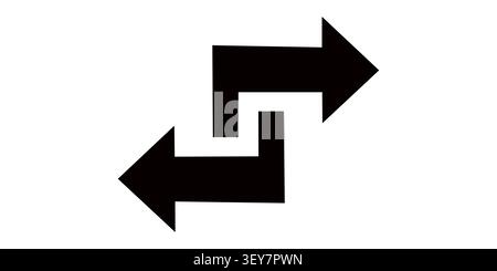Reload simple flat icon vector illustration Stock Vector