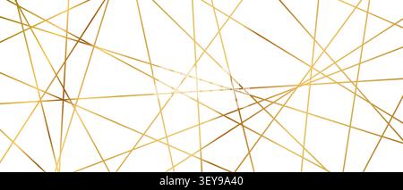Straight diagonal lines form chaotic geometric pattern vector illustration background. Stock Vector