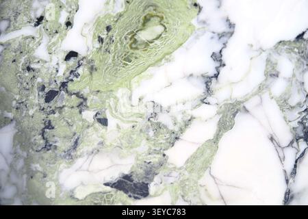 Natural patterns on white marble surface Stock Photo
