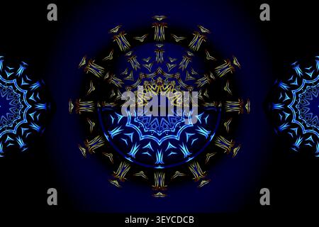 elegant abstract islamic mandala wallpaper Stock Vector
