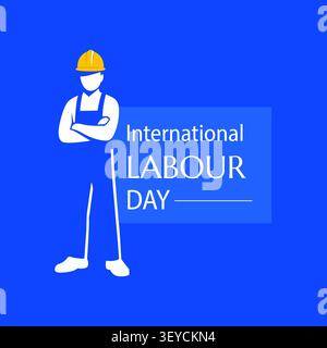 International Labor Day Poster Stock Vector