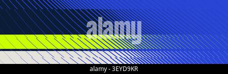 Cyberpunk racing speed texture background with neon lime technical hatch grid abstract striped linear gradient pattern and dynamic diagonal geometric Stock Vector