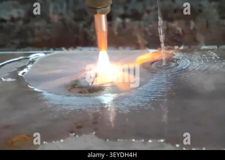 CNC welding machine with water cooling. Stock Photo