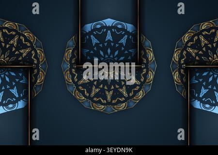 premium golden mandala decorative pattern Stock Vector