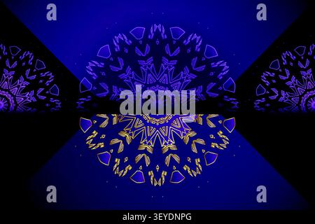 elegant abstract islamic mandala wallpaper Stock Vector