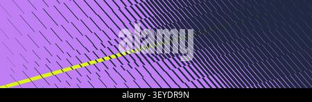 Dynamic tech geometric transition vector gradient background with diagonal halftone lines and horizontal glitch slice transition, Abstract sports back Stock Vector