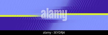 Futuristic violet background with diagonal halftone lines and horizontal glitch slice transition, Abstract dynamic sports background with neon acidic Stock Vector
