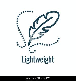 Fabric Features Icon - Showing Specific Fabric Concept Stock Vector