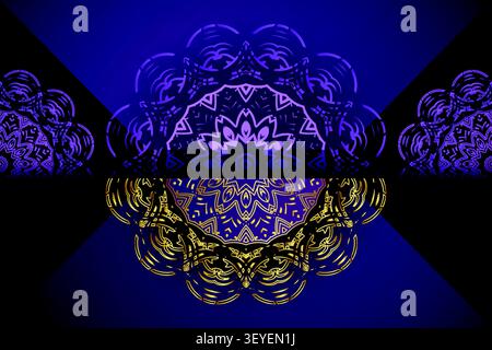 seamless artistic mandala floral texture Stock Vector