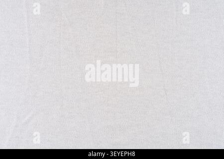 Neutral light gray fabric texture with a subtle woven linen pattern and soft creases, ideal as a seamless background for web design, product mockups, Stock Photo