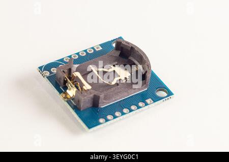 Real Time Clock Module For AVR ARM PIC Tiny RTC I2C modules memory DS1307 Clock Stock Photo