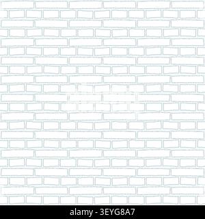 A bricks pattern of an old red brick wall texture shows a solid architectural structure of brown brickwork, cement, and stone blocks on a building sur Stock Vector