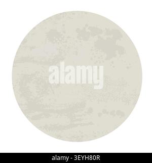 Vintage beige circle background from blots. hand drawing. Not AI, Vector illustration Stock Vector