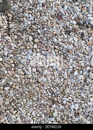 Close up of new buildings roof covered in asphalt or bitumen shingles for waterproofing Stock Photo