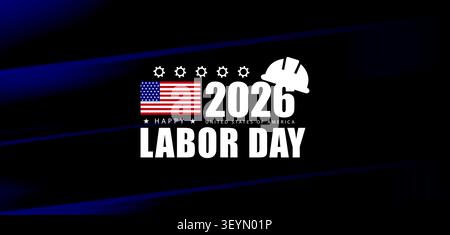 United States Labor Day A Day of Appreciation and Reflection Stock Vector