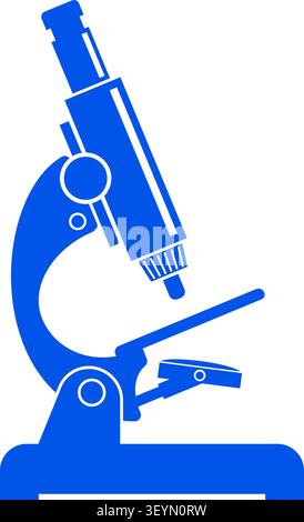 Microscope Icon. Vector isolated on white background. Stock Vector