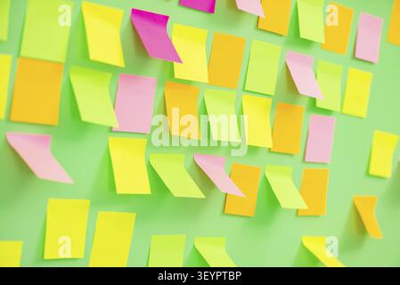 Many reminders in business concept Stock Photo