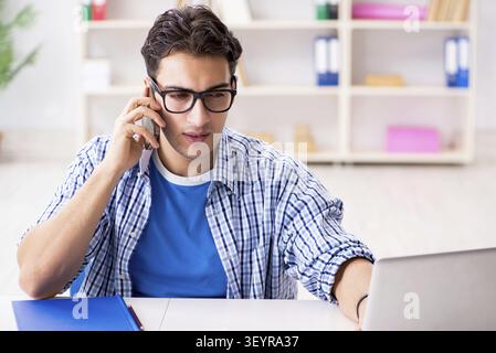 Young designer working on new project and choosing colours Stock Photo