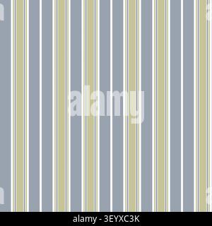 Blue and yellow stripes on the background. Watercolor illustration. The seamless pattern is isolated from the background. For printing on fabric, mari Stock Photo