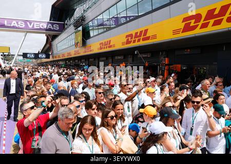 IPA86405091 - General view prior to the Formula 1 British Grand Prix 2026, 9th round of the 2026 Formula One World Championship from July 3 to 5, 2026 on the Silverstone Circuit, in Silverstone, United Kingdom Stock Photo