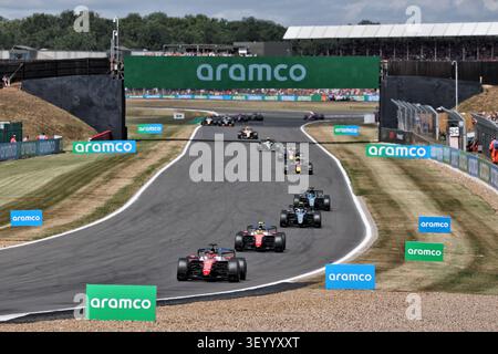 05 July 2026. The start of the Race as Charles Leclerc, Ferrari, leads ...