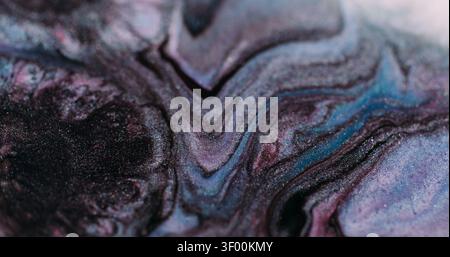 Paint mix sparkling texture blob pigment spill Stock Photo