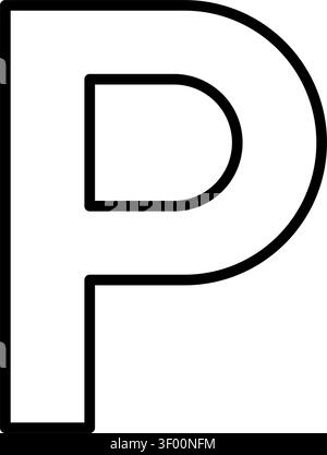 Parking Icon, Vehicle, Car, Transportation, Sign, Symbol Stock Vector
