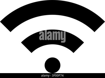 Wifi Icon, Wireless, Network, Signal, Connection, Internet Stock Vector