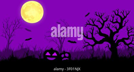 Background vector design with halloween theme Stock Vector