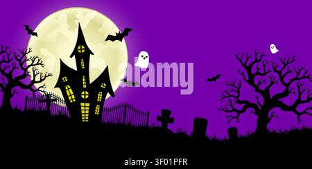 Background vector design with halloween theme Stock Vector