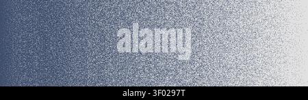 Blue Gray dithered abstract Pixelated Gradient Ornament with dusty noise texture, Lo-fi digital transition with grainy stipple effect, Retro pixel art Stock Vector