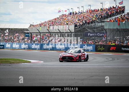 Silverstone, Great Britain, 5th July 2026, Safety Car on track during the British Grand Prix, Copyright Marco Talluto Stock Photo