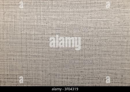Beige linen fabric texture background Stock Photo