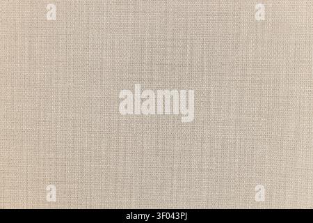 Beige fabric texture background with woven linen pattern Stock Photo