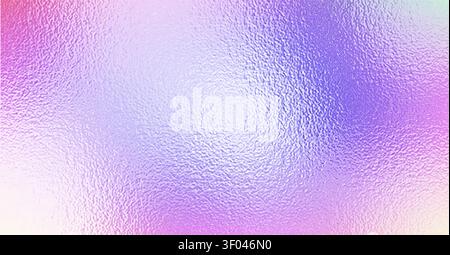 Holographic foil background with iridescent gradient effect. Vector realistic illustration of shimmering texture with rainbow light reflections, hologram pattern design for luxury foil packaging Stock Vector