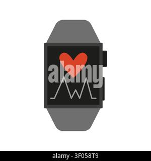 Smart watch icon clipart Stock Vector