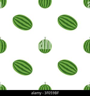 Watermelons seamless pattern Stock Vector