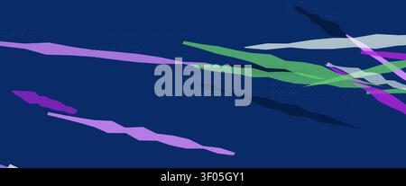 Abstract Chaotic Pattern, Rough Lines Texture, Dynamic Color Powerful Background for Action Sport, Speed Race, Running, Tennis and Boxing, Technology Stock Vector