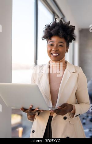 Software engineer using laptop computer with global network connection, Technology, innovation Stock Photo