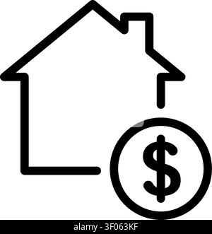 House heating icon simple design Stock Vector