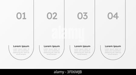 Education facility schedule empty infographic template Stock Vector
