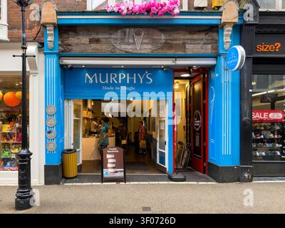 Exterior of Murphy's Ice Cream shop in Dublin, made in Dingle, Ireland Stock Photo