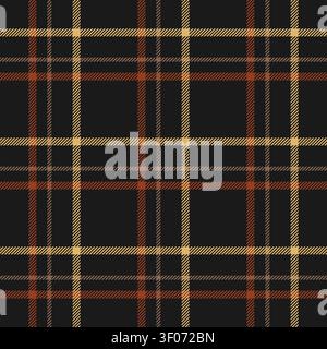 Plaid seamless pattern. Check line. Repeating tartan checks design. Repeated scottish stripe flannel. Scotland fabric prints. Gingham twill lattice Stock Vector