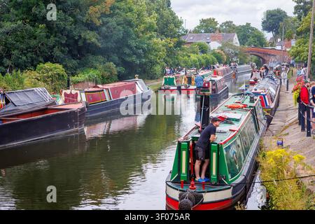 Lymm Historic Transport Day 2026 where vehicles of different types and ages paraded through the village to be on display on the May Queen field. Stock Photo