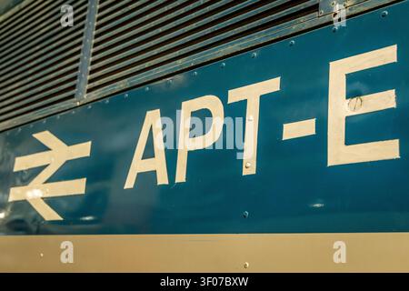 BR APT-E, Locomotion, Shildon, County Durham, England, UK Stock Photo